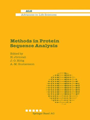 cover image of Methods in Protein Sequence Analysis